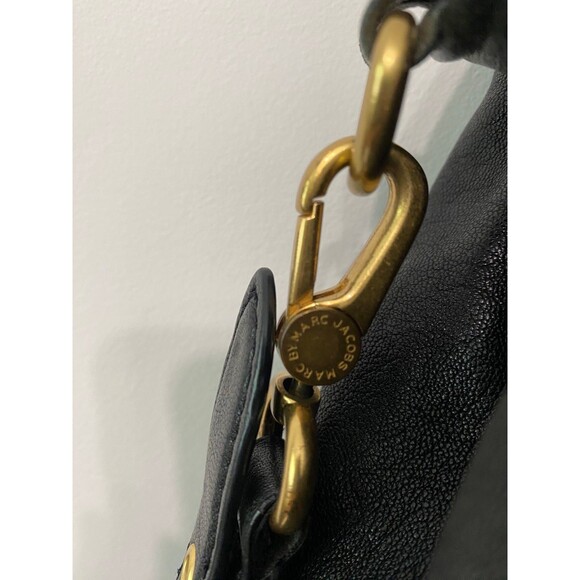 MARC JACOBS BLACK LEATHER FRANCESCA TOTE BAG - Picture 9 of 12